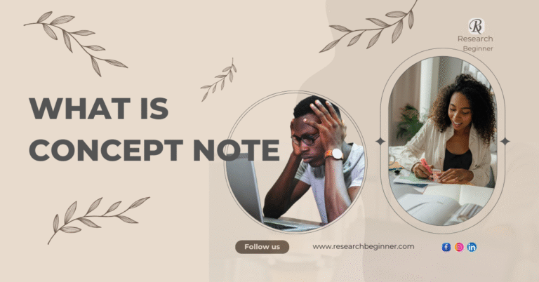 What Is a Concept Note?