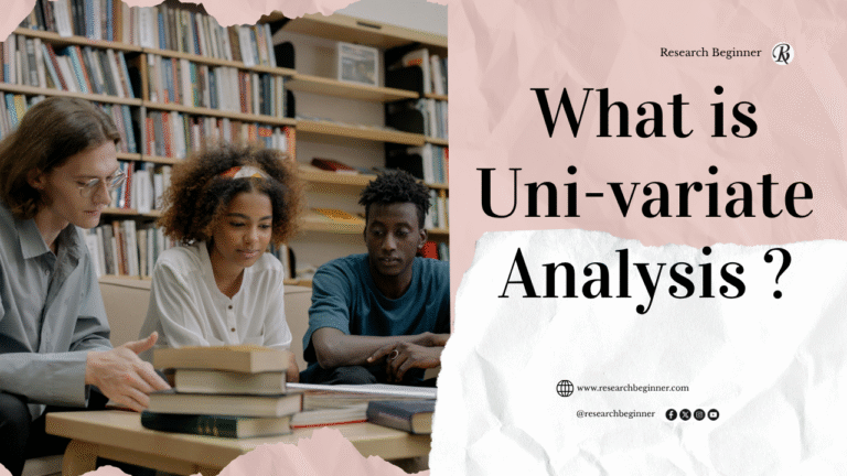 What Is Uni-variate Analysis?